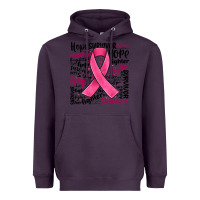 Plum breast cancer ribbon Heavyweight Hoodie - JahusDesignShop