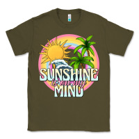 Army Green sunshine is on my mind Classic Tee - texasbilliewilder