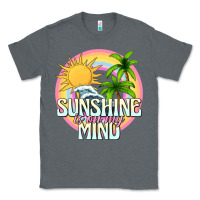 Charcoal Heather sunshine is on my mind Classic Tee - texasbilliewilder