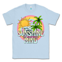Dusty Blue sunshine is on my mind Classic Tee - texasbilliewilder