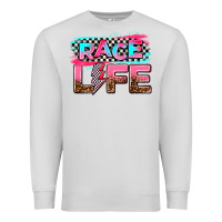Dove Grey race life Premium Sweatshirt - AdoDesignShop