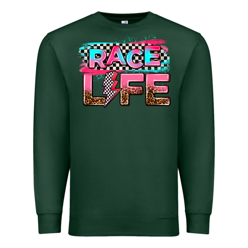 Race Life Premium Sweatshirt by AdoDesignShop | Teevron
