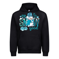 Black up to snow good and cute snowman Urban Hoodie - NancyCooperArtShop