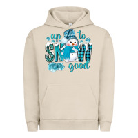 Pigment French Oak up to snow good and cute snowman Urban Hoodie - NancyCooperArtShop