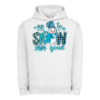 Pigment Lunar Rock up to snow good and cute snowman Urban Hoodie - NancyCooperArtShop