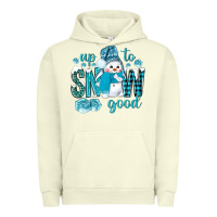 Pigment Pistachio up to snow good and cute snowman Urban Hoodie - NancyCooperArtShop