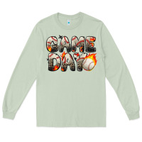 Matcha game day baseball leopard Long Sleeve Tee - Zillion Design Studio