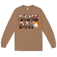 Toasted Coconut game day baseball leopard Long Sleeve Tee - Zillion Design Studio