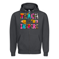 Smoke teach love inspire Zipper Hoodie - Zillion Design Studio