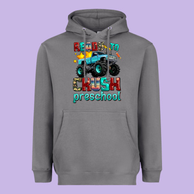 Ready To School Crush Preschool Heavyweight Hoodie Designed By Adodesignshop