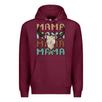 Burgundy mama Premium Hoodie - MaliasSmallBusiness