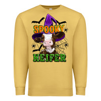 Antique Gold Spooky heifer halloween Premium Sweatshirt - Artiststas