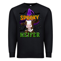Black Spooky heifer halloween Premium Sweatshirt - Artiststas