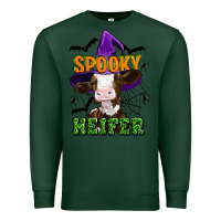 Sports Green Spooky heifer halloween Premium Sweatshirt - Artiststas