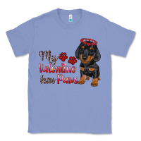 Colony Blue my valentine has paws Classic Tee - RanaPortraitStore