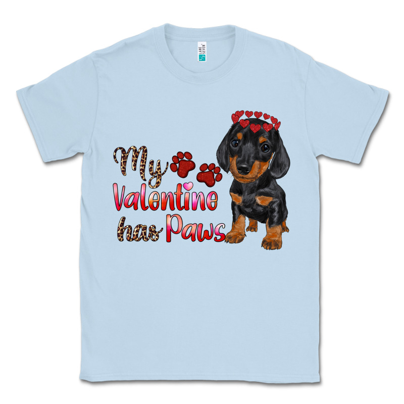 My Valentine Has Paws Classic Tee by RanaPortraitStore | Teevron