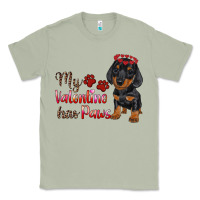 Matcha my valentine has paws Classic Tee - RanaPortraitStore