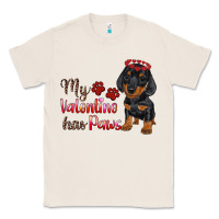 Natural my valentine has paws Classic Tee - RanaPortraitStore