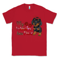 Red my valentine has paws Classic Tee - RanaPortraitStore