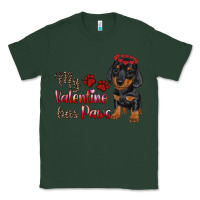 Sports Green my valentine has paws Classic Tee - RanaPortraitStore