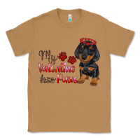 Toasted Coconut my valentine has paws Classic Tee - RanaPortraitStore