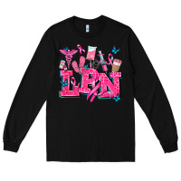Black lpn cancer  nurse with Long Sleeve Tee - AdoDesignShop