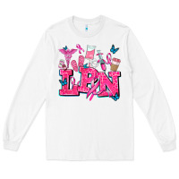 White lpn cancer  nurse with Long Sleeve Tee - AdoDesignShop