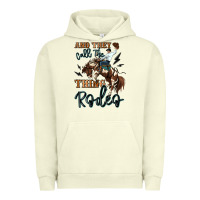 Pigment Pistachio and they call the thing rodeo cowboy Urban Hoodie - MaliasSmallBusiness