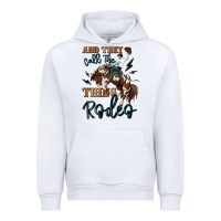White and they call the thing rodeo cowboy Urban Hoodie - MaliasSmallBusiness