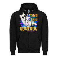 Black I Found This Humerus Zipper Hoodie - texasbilliewilder