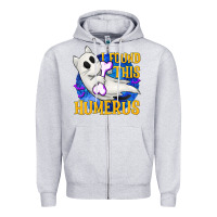 Heather Grey I Found This Humerus Zipper Hoodie - texasbilliewilder