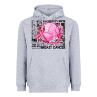 Heather Grey breast cancer volleyball Heavyweight Hoodie - JahusDesignShop