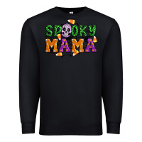 Black Spooky mama Premium Sweatshirt - Artiststas