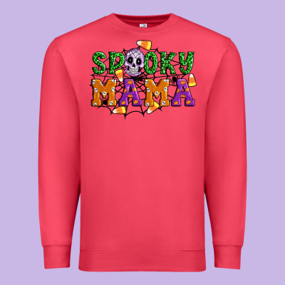 Spooky Mama Premium Sweatshirt Designed By Artiststas
