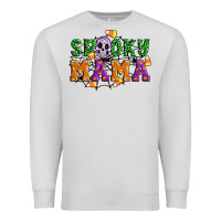 Dove Grey Spooky mama Premium Sweatshirt - Artiststas