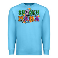 Ocean Blue Spooky mama Premium Sweatshirt - Artiststas