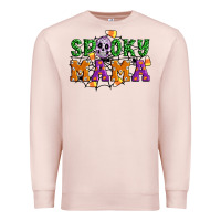 Pale Pink Spooky mama Premium Sweatshirt - Artiststas