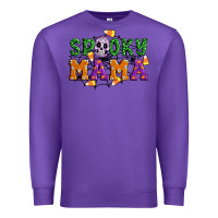Purple Spooky mama Premium Sweatshirt - Artiststas