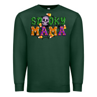 Sports Green Spooky mama Premium Sweatshirt - Artiststas
