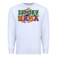 White Spooky mama Premium Sweatshirt - Artiststas