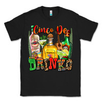 Black cinco de drinko Classic Tee - Zillion Design Studio