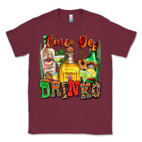 Burgundy cinco de drinko Classic Tee - Zillion Design Studio