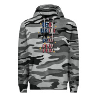 Slate Camo red white and pew pew pew Premium Hoodie - MaliasSmallBusiness