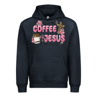 Navy give me coffee jesus Urban Hoodie - MaliasSmallBusiness