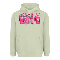 Matcha breast cancer coffee cups Heavyweight Hoodie - JahusDesignShop