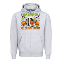 Heather Grey I Ghost People All Ready Round Zipper Hoodie - texasbilliewilder