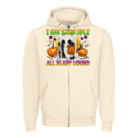 Sandshell I Ghost People All Ready Round Zipper Hoodie - texasbilliewilder