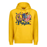 Lemon peace love 'merica Premium Hoodie - MaliasSmallBusiness