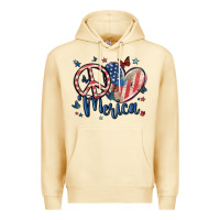 Pina Colada peace love 'merica Premium Hoodie - MaliasSmallBusiness