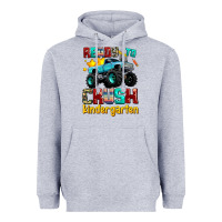 Heather Grey ready to school crush kindergarten Heavyweight Hoodie - AdoDesignShop